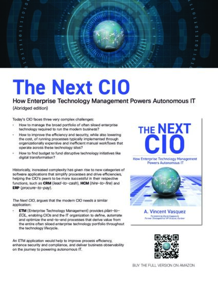 Featured image for The Next CIO: How Enterprise Technology Management Powers Autonomous IT<br> (<i>Abridged Edition</i>)