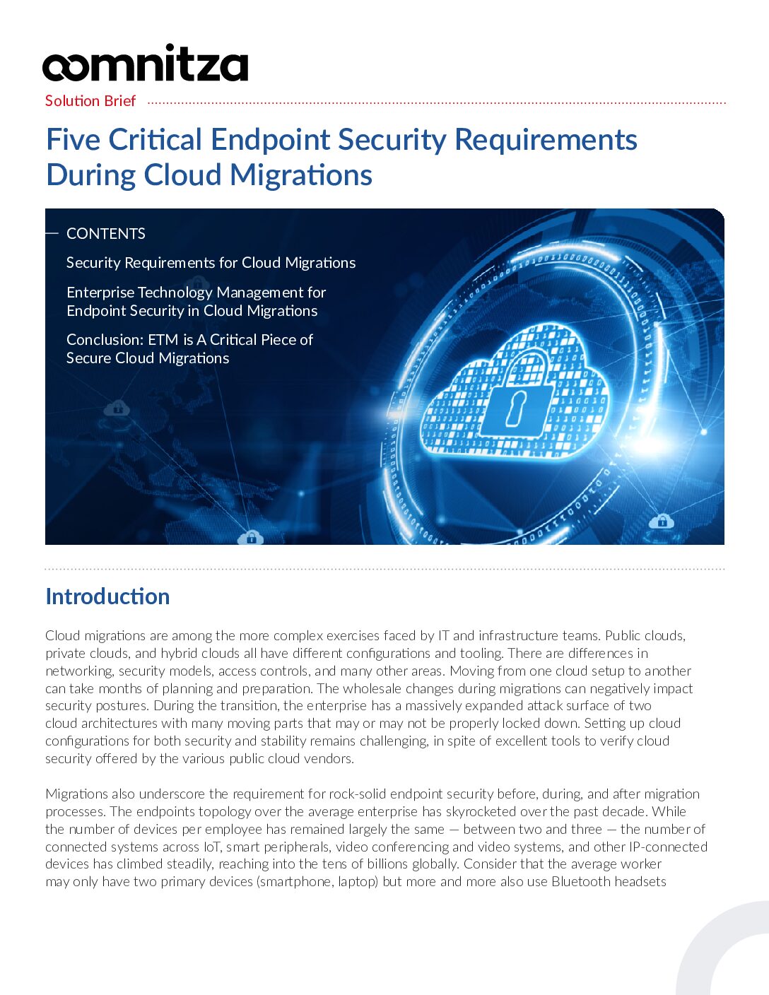 Featured image for Five Critical Endpoint Security Requirements During Cloud Migrations