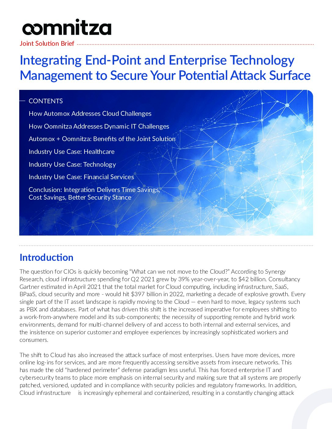 Featured image for Automox - Oomnitza Joint Solution Brief