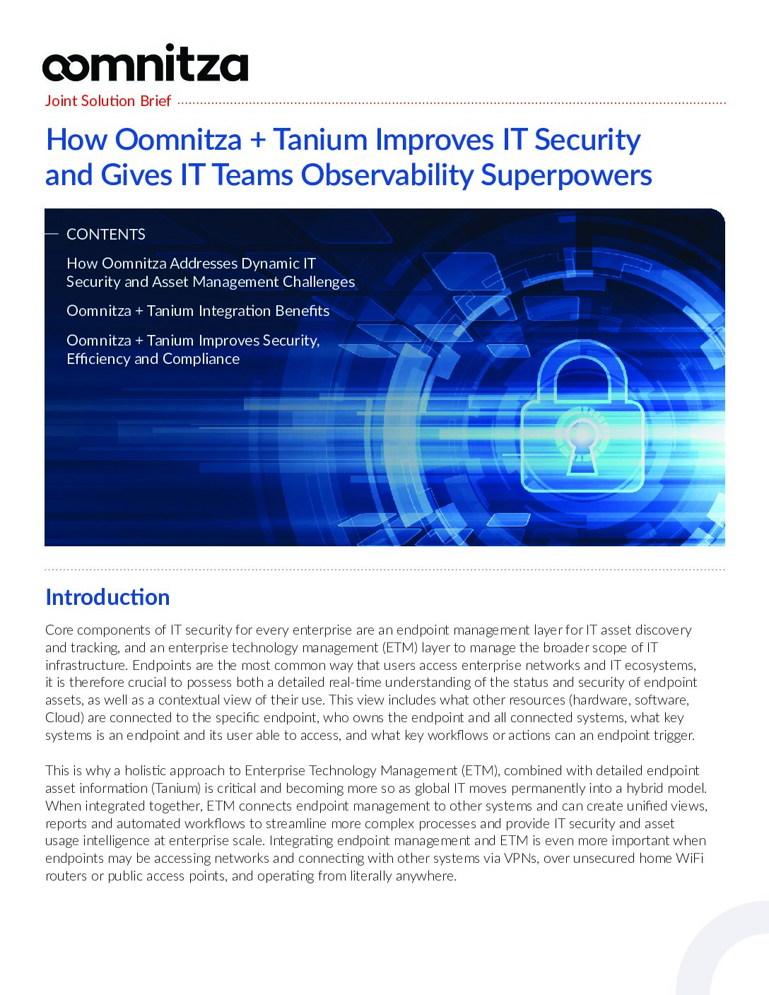 Featured image for How Oomnitza + Tanium Improves IT Security and Gives IT Teams Observability Superpowers