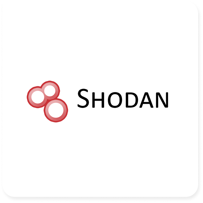 Shodan logo on white background